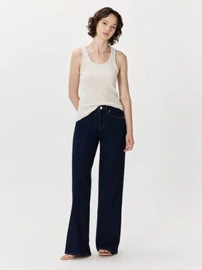 Quince Bella Stretch Wide Leg Jeans